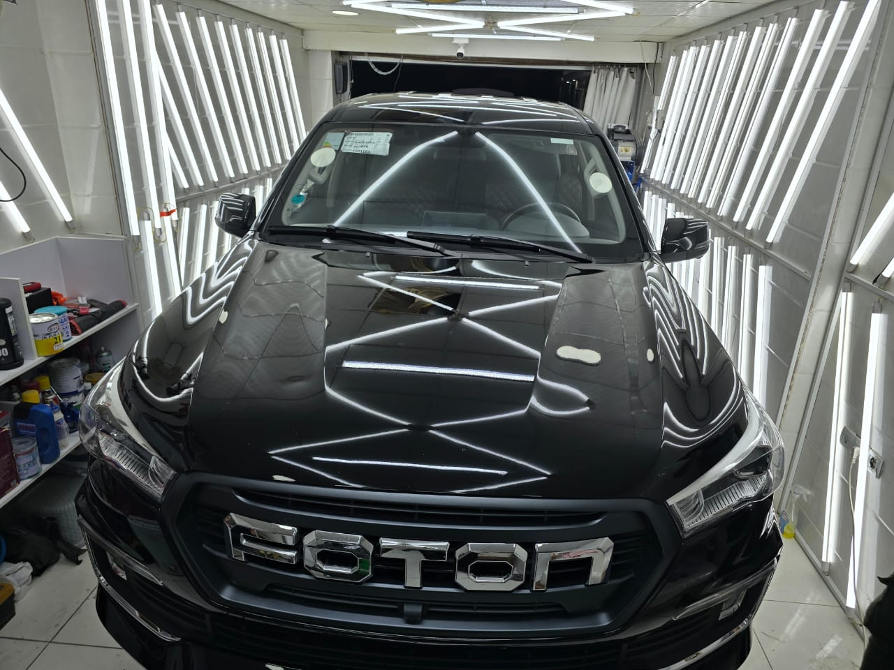 مراحل صافکاری بیرنگی از نظر تشخیص رنگ و دیتیلینگ میثم در شهر صدرا